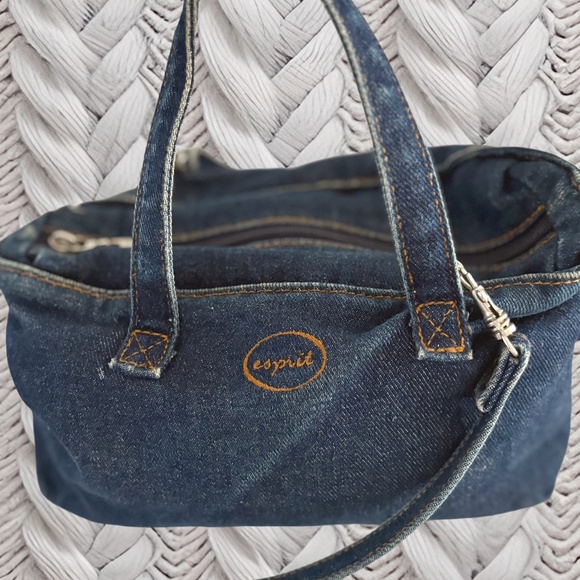 Espirit Handbags - Vintage Esprit Jean Denim Handbag